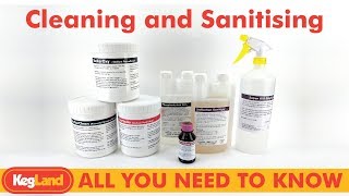 Cleaning and Sanitising  All you need to know  The KegLand Range [upl. by Mcguire]