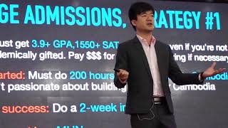 The Truth about College Admission  Alex Chang  TEDxSMICSchool [upl. by Enaid935]