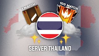 100 Pertandingan Namatin Free Fire Tapi Di Server Thailand [upl. by Enawd]