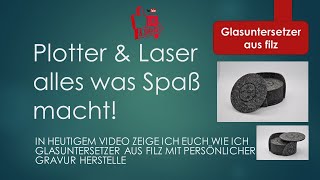 Wie man mit einem Diodenlaser einen epischen Glasuntersetzer herstellt 4K [upl. by Llenrod655]