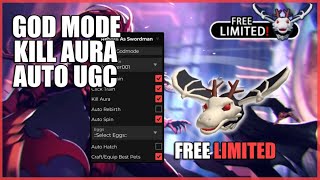 FREE LIMITED Reborn As Swordman Script Hack • God Mode • Kill Aura • Auto UGC amp More pastebin [upl. by Edroi809]