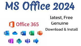 How to Download MS Office 2024 for free  How to Install MS Office 2024 for freeMs Office 2024Cdi [upl. by Dlorrej]