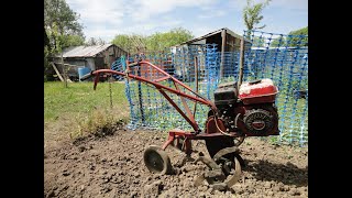 Wolseley Merry Tiller Rotovator Honda Engine  Petrol Garden Rotavator [upl. by Odlaniger643]