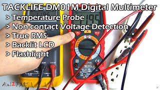 NCV Digital Multimeter Review amp How To Use [upl. by Sirovaj]