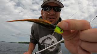 Rip Jigging Explained  How to fish bucktailshair jigs for Walleye Ontario Walleye Fishing [upl. by Evander267]