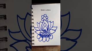 Satisfying drawing BellesLettres11doddleart youtubeshorts howtodraw satisfying relaxing [upl. by Drofnil]