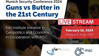 Munich Security Conference 2024  A Debate on Guns vs Butter [upl. by Anabal359]