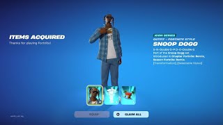 BUYING SNOOP DOGG SKIN IN FORTNITE [upl. by Yeorgi]