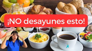 PEORES DESAYUNOS SI TIENES DIABETES [upl. by Jerome490]