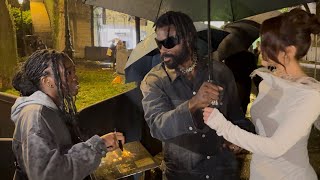 DAMSO AND SYENNA AT ACNE STUDIOS WOMENS SPRING SUMMER 2025 SHOW IN PARIS [upl. by Semyaj656]