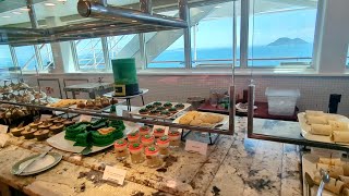 Regent Seven Seas LA VERANDA Buffet Restaurant Tour at Lunch Time March 2024 [upl. by Romona]