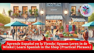 Aprende Español en la Tienda Spaans Leren in de Winkel Learn Spanish in the Shop Practical Phrase [upl. by Nagey]