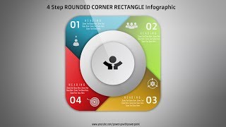 27Create 4 Step RECTANGULAR InfographicPowerPoint PresentationGraphic DesignFree Template [upl. by Yemiaj]