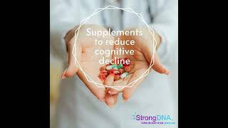 Supplements to reduce cognitive decline [upl. by Atilol459]