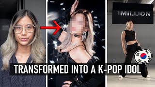 Transformed into a KPOP IDOL in South Korea Dance Class  Makeup  Photoshoot [upl. by Nima909]