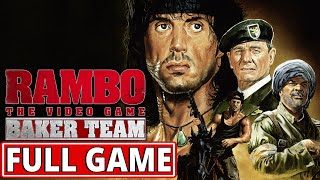 Rambo The Video Game  Baker Team  FULL GAME walkthrough  Longplay [upl. by Eceinaj]