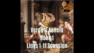 Aeneid Book 1 Lines 111 Scansion [upl. by Aicelf]