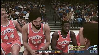 NBA2K24 MyLeague February 7th 1984 Cleveland Cavaliers 1134 vs Detroit Pistons 397 [upl. by Cheffetz]