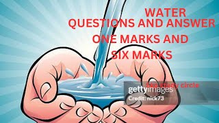 WATER POEM QUESTIONS AND ANSWERSWATER POEM ONE MARK AND SIX MARKS QUESTION AND ANSWERSskp [upl. by Irby844]