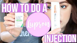 HOW TO DO A LUPRON INJECTION  SURROGACY MEDICATIONS  SURROGACY UPDATES  Naomi Rose [upl. by Xylon]