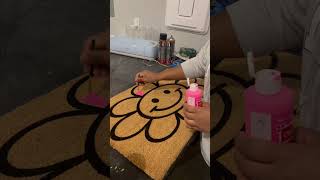 Brighten Your Doorstep Colorful Daisy Doormat Tutorial [upl. by Hubbard265]