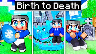 BIRTH TO DEATH of an ICE DRAGON in Minecraft [upl. by Rubenstein645]