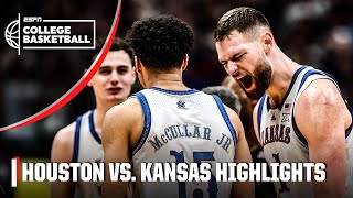 Houston Cougars vs Kansas Jayhawks  Full Game Highlights  ESPN College Basketball [upl. by Sibell]