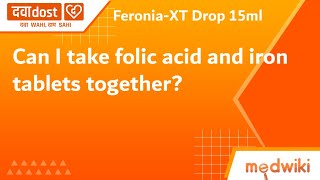 Can I take folic acid and iron tablets together [upl. by Nnaeerb]