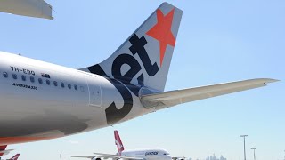 Balibound Jetstar flight returned to Melbourne due to unruly passenger [upl. by Berget]