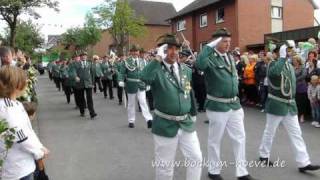 Schützenfest Hövel  Parade am 19062010 BockumHövel  Hamm [upl. by Eicyaj]