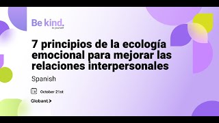 7 principios de la ecología emocional para mejorar las relaciones interpersonales [upl. by Aynahs342]