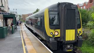 SWR 450111 at Lymington Town 14 July 2023 [upl. by Darbee656]