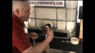 Freedom MFG Schuetz IBC Tote Liner Installation  Part 1 [upl. by Ensoll]