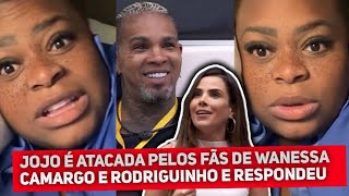 JOJO TODYNHO DÁ RECADO PARA OS FÃS REVOLTADOS DE WANESSA CAMARGO E RODRIGUINHO APÓS SER CRITICADA [upl. by Kcirb]