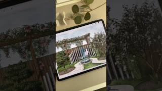 3D Landscape landscape 3d architecture ipad ipadpro apple garden 3dvisualization architect [upl. by Eatnuhs]