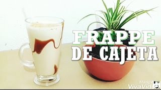 ¿Cómo hacer un frappe  Frappe de cajeta  Edgar Arroyo [upl. by Llij]