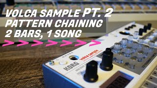 Lets Jam  KORG Volca Sample 2  Pattern Chain [upl. by Ecirtam17]