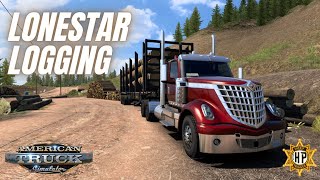 International Lonestar  Off Road Logging Adventure  American Truck Simulator [upl. by Nayab]