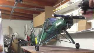 RC fieseler storch start saito FG 40 2 [upl. by Dronski]