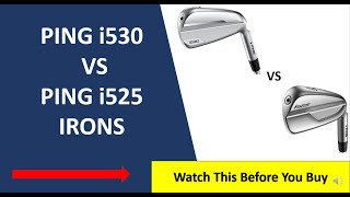 ✅ Ping i530 Vs Ping i525 Irons Review 2024  Big Upgrade Or Not [upl. by Koch]