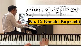 Schumann quotAlbum für die Jugendquot Op 68  No 12 Knecht Ruprecht  Piano Tutorial [upl. by Cunningham698]