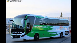 MAN Lion’s Coach euro 6 motor ve retarder sesi Topçam turizm Gürültülü şanzıman [upl. by Aneba172]