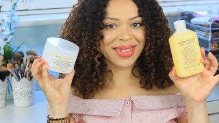 MIXED CHICKS LEAVEIN AND DEEP CONDITIONER REVIEW [upl. by Ymorej2]