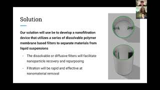 UCSD NANO 119 Group 4  Selective Nanoparticle Filtration and Collection [upl. by Otrebide]