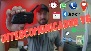 🔊 Intercomunicador V6 Ejeas 1200m  Funções na PRÁTICA após os 5min do vídeo [upl. by Tedd598]