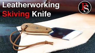 Making A Leatherworking Skiving Knife From Scratch  Knifemaking [upl. by Yedok212]