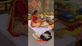 કંકોત્રી લેખન🌸 wedding lagan ladaki rasam weddingceremony weddingritual shots trending [upl. by Ellenahs721]