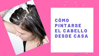 como pintar el cabello  PAINT YOUR HAIR AT HOME  como tinturarse el cabello en casa [upl. by Lenhart]