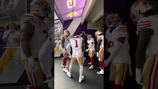 49ers first Bumpboxx entrance of 2024 Week 2 vs Vikings [upl. by Mehetabel]