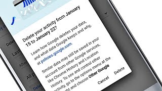 How to Delete past searches browsing history and other activity from your Google Account [upl. by Cordova942]